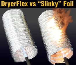 Dryer flex vs slick foil.