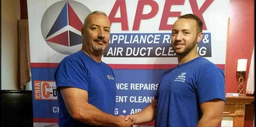 Two men shaking hands