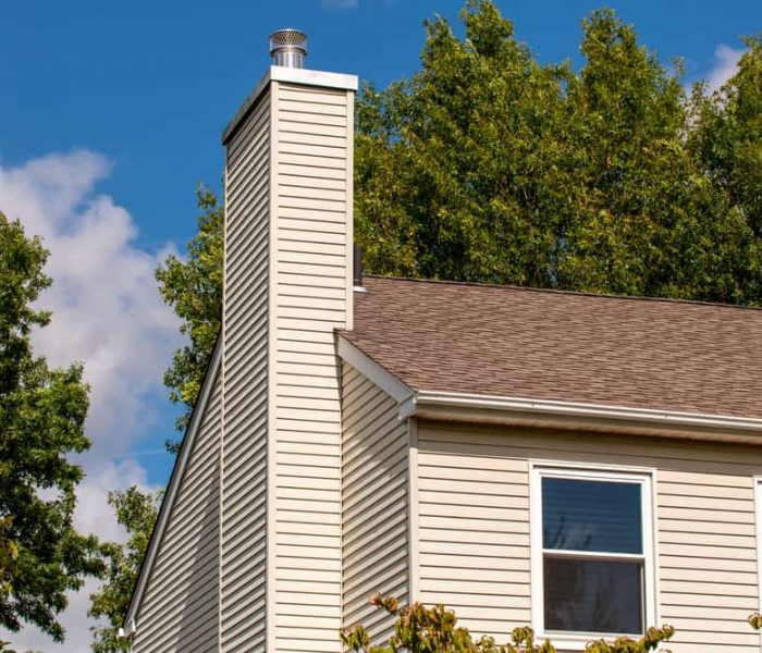 Chimney,From,The,Fireplace,Outside,House,Sky,Building